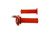 Throttle Grip Mini Targa metal red
