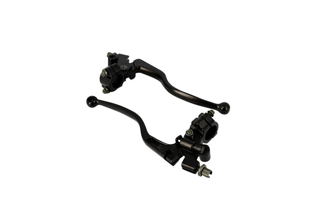 Bromsreglage Set med spegelmontage och bromslj switch svart
