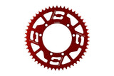 Rear Sprocket 53 teeth - 420 Doppler aluminium CNC red Fantic Caballero before 2015