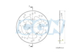 Brake Disc front 220 mm Piaggio Typhoon after 2010