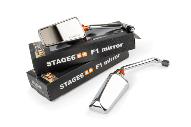 Spegelset F1 Stage6 krom