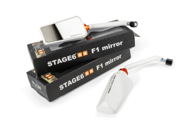 Spegelset F1 Stage6 vit