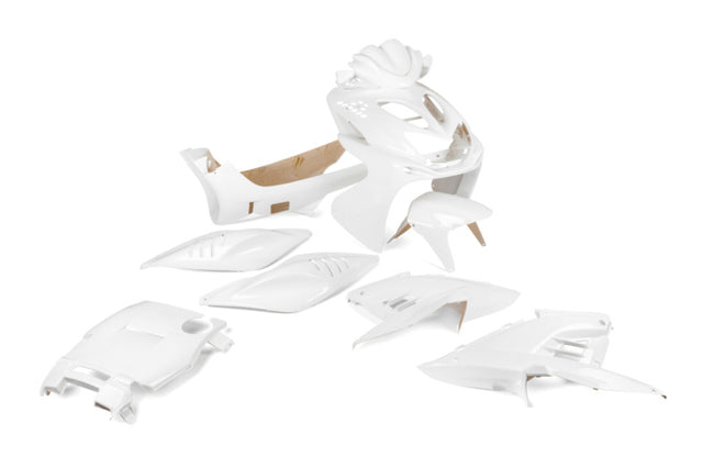 KÅPKIT YAMAHA AEROX FÖRE 2013 (11 DELAR) VIT - Mopedproffsen