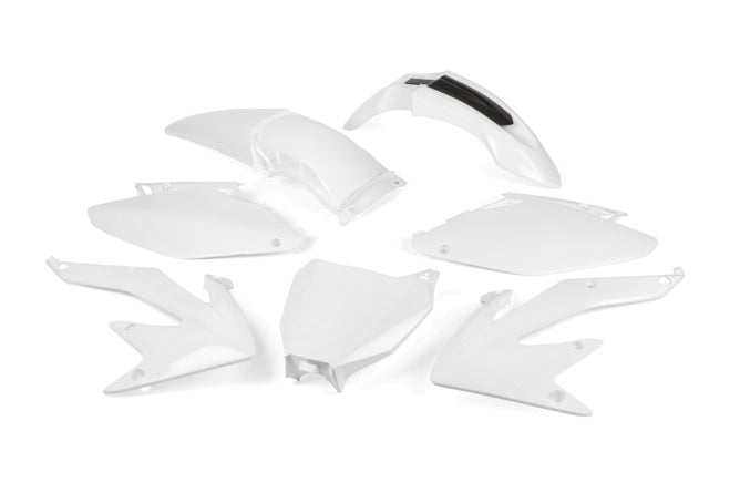 Fairing Kit 7 delar MX Stil vit Honda HM 50