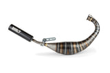 Exhaust Stage6 R/T 80 - 90cc CNC black Derbi