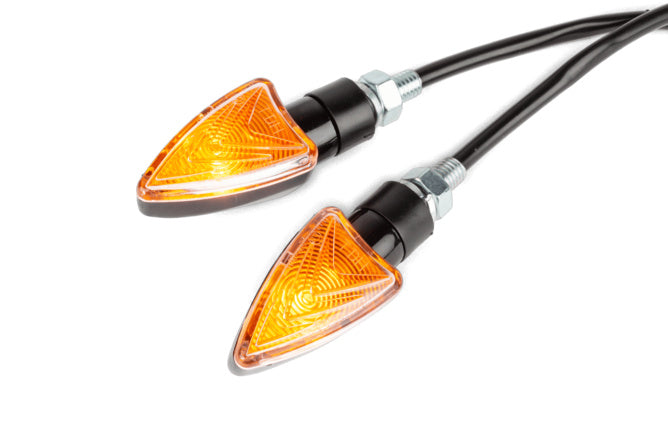 Blinkers Triangel kort svart / vit