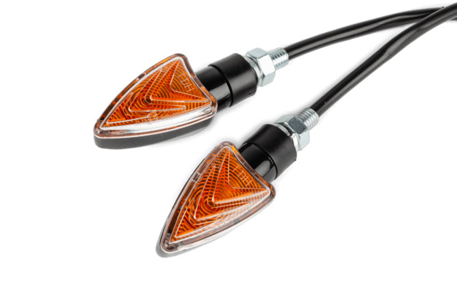 Blinkers Triangel kort svart / vit