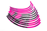 Rim Sticker Kit 10u0022 Stage6 pink / black