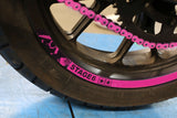 Rim Sticker Kit 10u0022 Stage6 pink / black