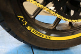 Rim Sticker Kit 12u0022 Stage6 yellow / black
