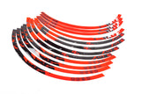 Rim Sticker Kit 17u0022 Stage6 red / black
