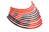 Rim Sticker Kit 17u0022 Stage6 red / black
