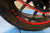 Rim Sticker Kit 17u0022 Stage6 red / black