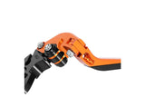 Brake + Clutch Lever adjustableAvoc Black / Orange KTM Duke 125