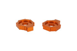 Chain Tensioners (x2) Avoc Orange KTM Duke 125