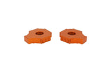 Chain Tensioners (x2) Avoc Orange KTM Duke 125