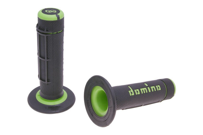 Grips Domino A020 Motocross dubbel densitet svart / grön