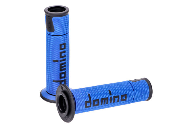 Grips Domino A450 On-Road Racing blå / svart (öppna ändar)