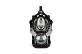 Headlight Mask (twin) black Peugeot Ludix