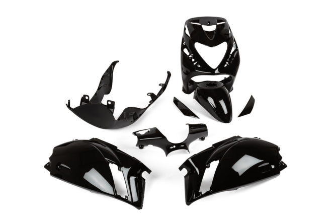 Kåpkit Piaggio Zip SP2 (8 delar) Svart - Mopedproffsen