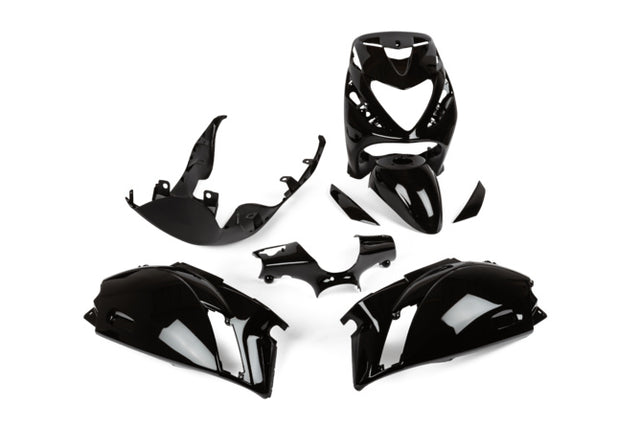 Kåpkit Piaggio Zip SP2 (8 delar) Svart - Mopedproffsen