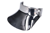 Mudflap front / rear plastic chrome Simson