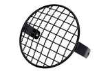Headlight Grille round black universal moped