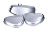 Fuel Tank and Side Panel Set silver Simson