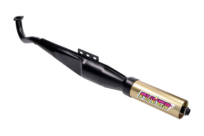 Avgassystem Jamarcol Fuego svart / guld Puch Maxi