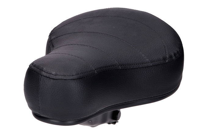 Säte platt 60mm vadderat svart moped