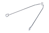 Mudguard Brace front chrome 17 inch moped