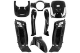 Fairing Kit 8 pcs. black shiny Sym Fiddle 2