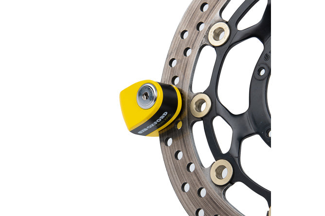 Skivbromslås med alarm Micro XA5 Oxford gul