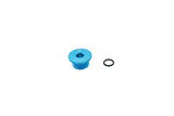 Oil inlet plug KRM Derbi turquoise