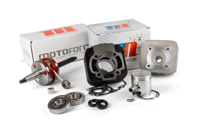 Tuning Kit Motoforce Racing cylinder + vevaxel 70 gjutjärn Piaggio AC