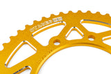 Chain Kit 13x53 - 420 Stage6 aluminium CNC yellow Derbi Senda X-treme