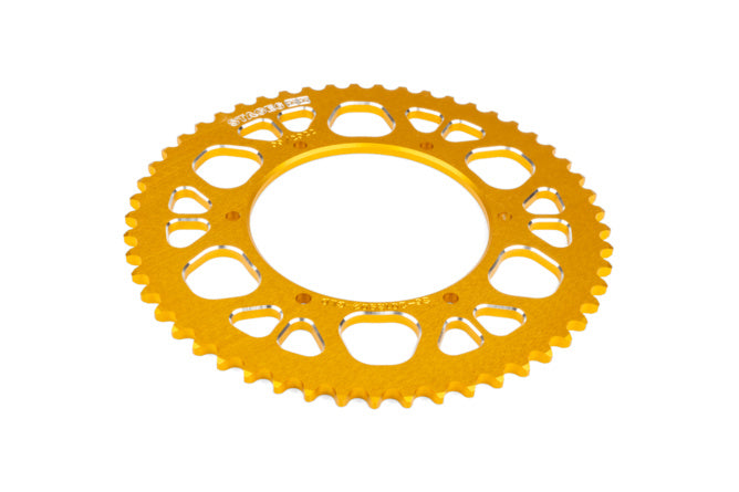 Chain Kit 14x53 - 420 Stage6 aluminium CNC gul Aprilia SX 50