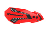 Handguards Polisport MX Flow red / black CRF 250 / 450 mechanic clutch