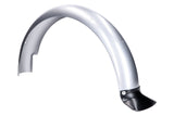 Rear Mudguard silver incl. splash guard Simson