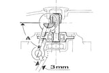 Clutch reinforced swiing Puch Z50