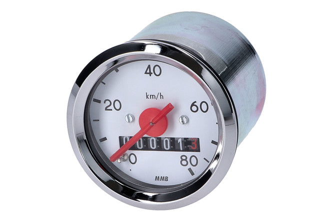 Speedometer 80km/h rund d.48mm Simson