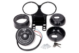 Speedometer Holder and Ignition Lock Assy black universal moped