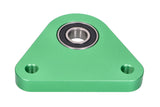 Bearing Plate rear wheel swiing Racing Alu green Piaggio Ciao