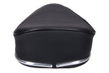 Seat black with chrome strip / 22mm clamping moped