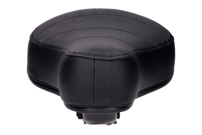 Säte platt 60mm vadderat svart moped
