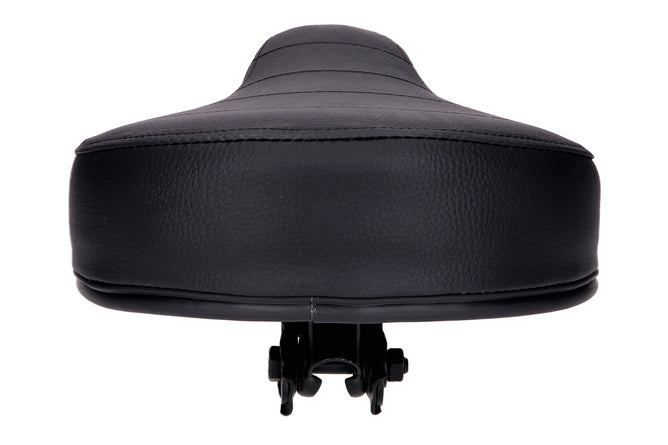 Säte platt 60mm vadderat svart moped
