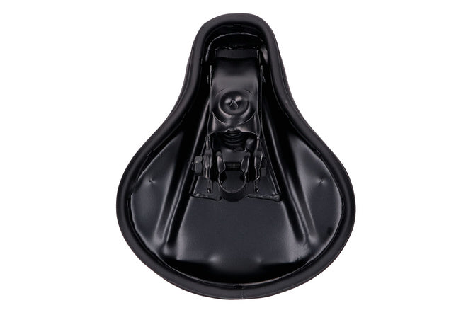 Säte platt 60mm vadderat svart moped