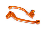 Lever Set Doppler CNC orange (AJP) Rieju MRT / RRX / Sherco