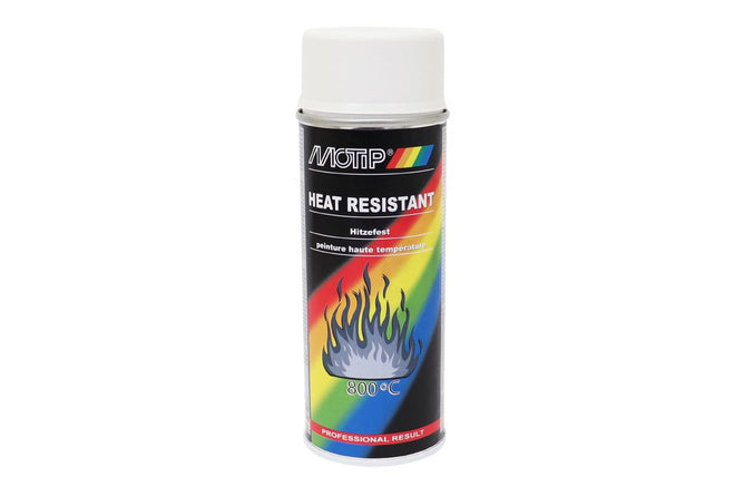 Sprayfärg Motip högtemperatur vit 400ml