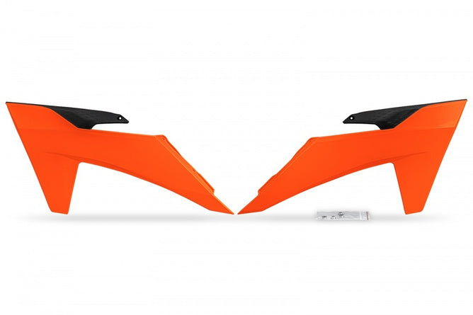 Sidopaneler fram UFO KTM SX / SX-F 2023 neongul
